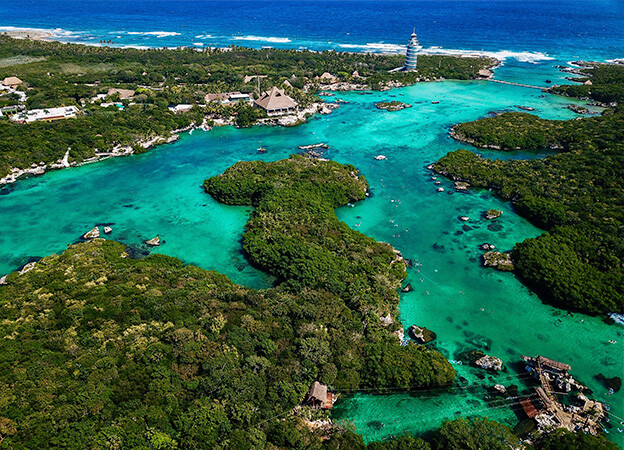 Snorkel en Cancún en Xel-Há