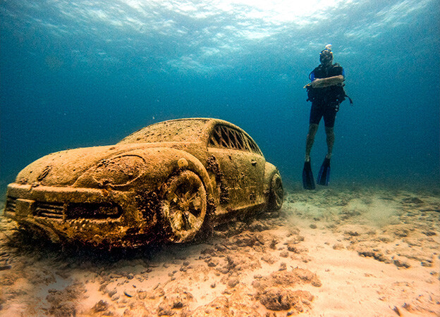Buceo en Cancún en el Museo Subacuático en Cancún