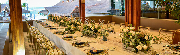 Salón de fiesta con terraza en Cancún de InterContinental
