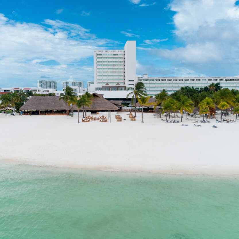 Mejor hotel de Cancún con playa sin sargazo