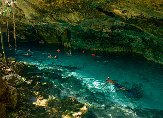 Río subterráneo, actividades de deportes acuáticos que puedes practicar en Cancún