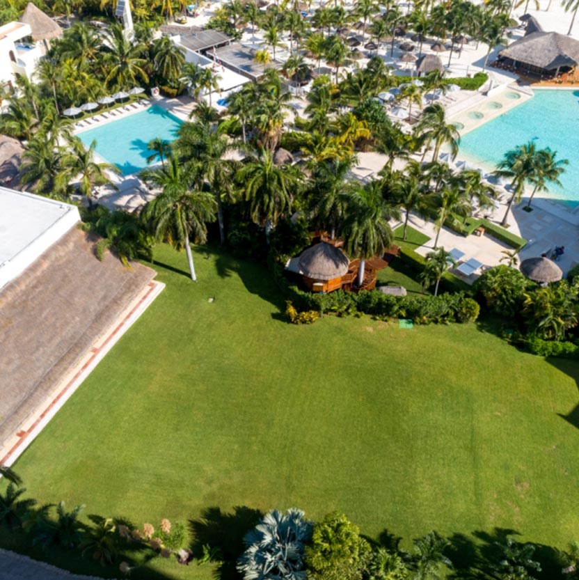 Lugares para fiestas en Cancún jardín Presidente Intercontinental