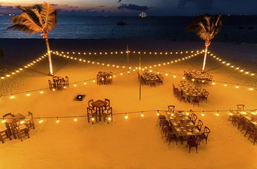 Salón de eventos en Cancún para fin de año empresarial